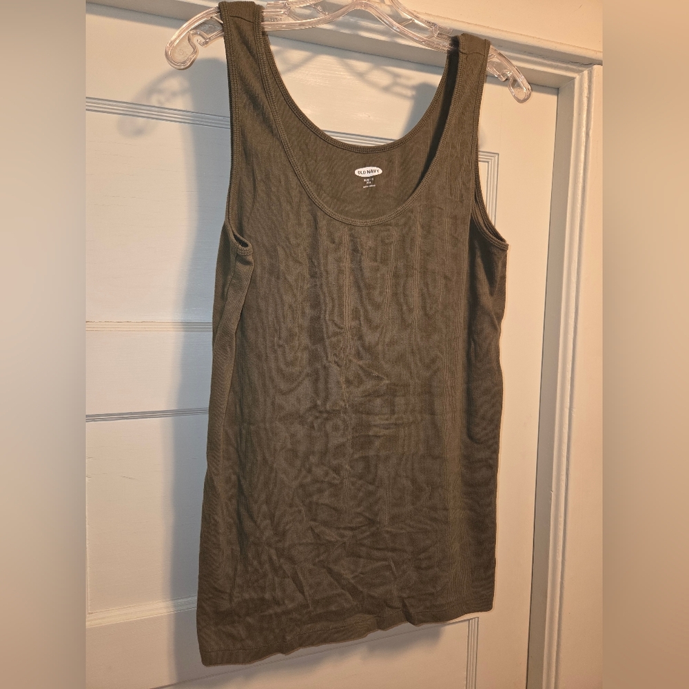 Old Navy Army Green Sleeveless Top